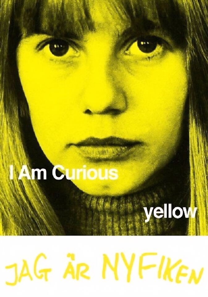 I am curious yellow poster