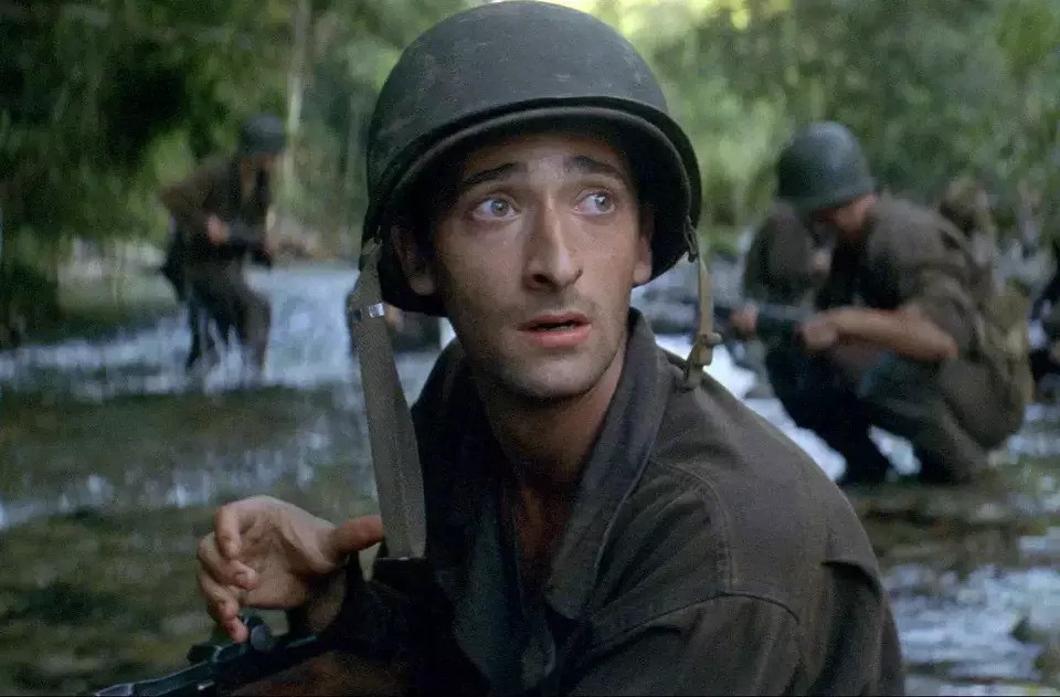 Adrien brody in the thin red line jpg